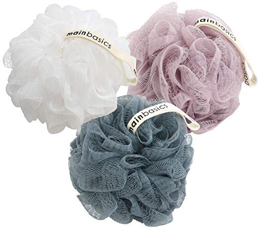 Bath Shower Loofah Sponge Pouf